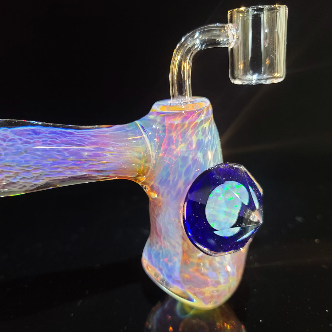 Purple Nebula 10mm Dewar Dab Hammer Glass Pipe Tako Glass   