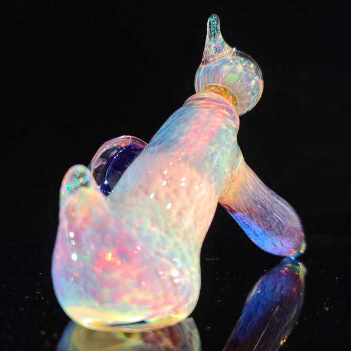 Purple Nebula 10mm Dewar Dab Hammer Glass Pipe Tako Glass   