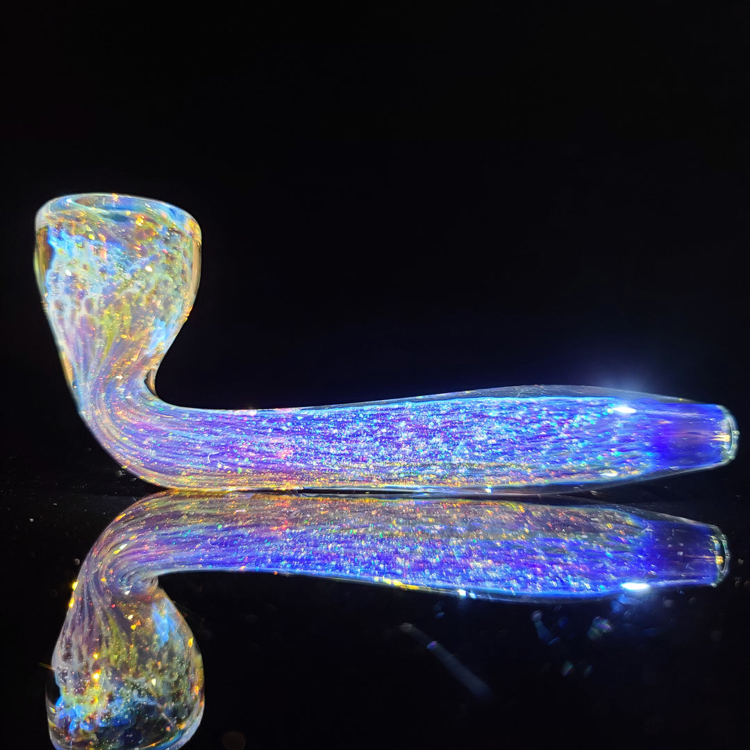 Purple Nebula Space Dust Kiseru Glass Pipe Tako Glass   