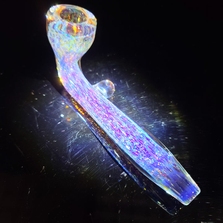 Purple Nebula Space Dust Kiseru Glass Pipe Tako Glass   