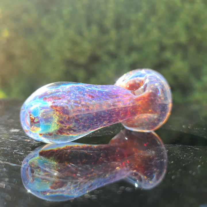 Purple Nebula Space Dust Pocket Pipe Glass Pipe Tako Glass   