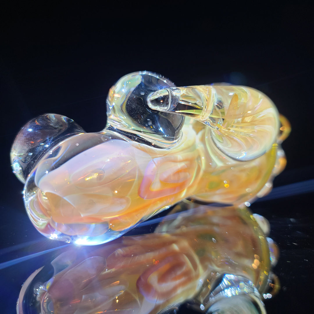 TAKO x JHP Collab Caramel Inside Out Pipe Glass Pipe Tako Glass   