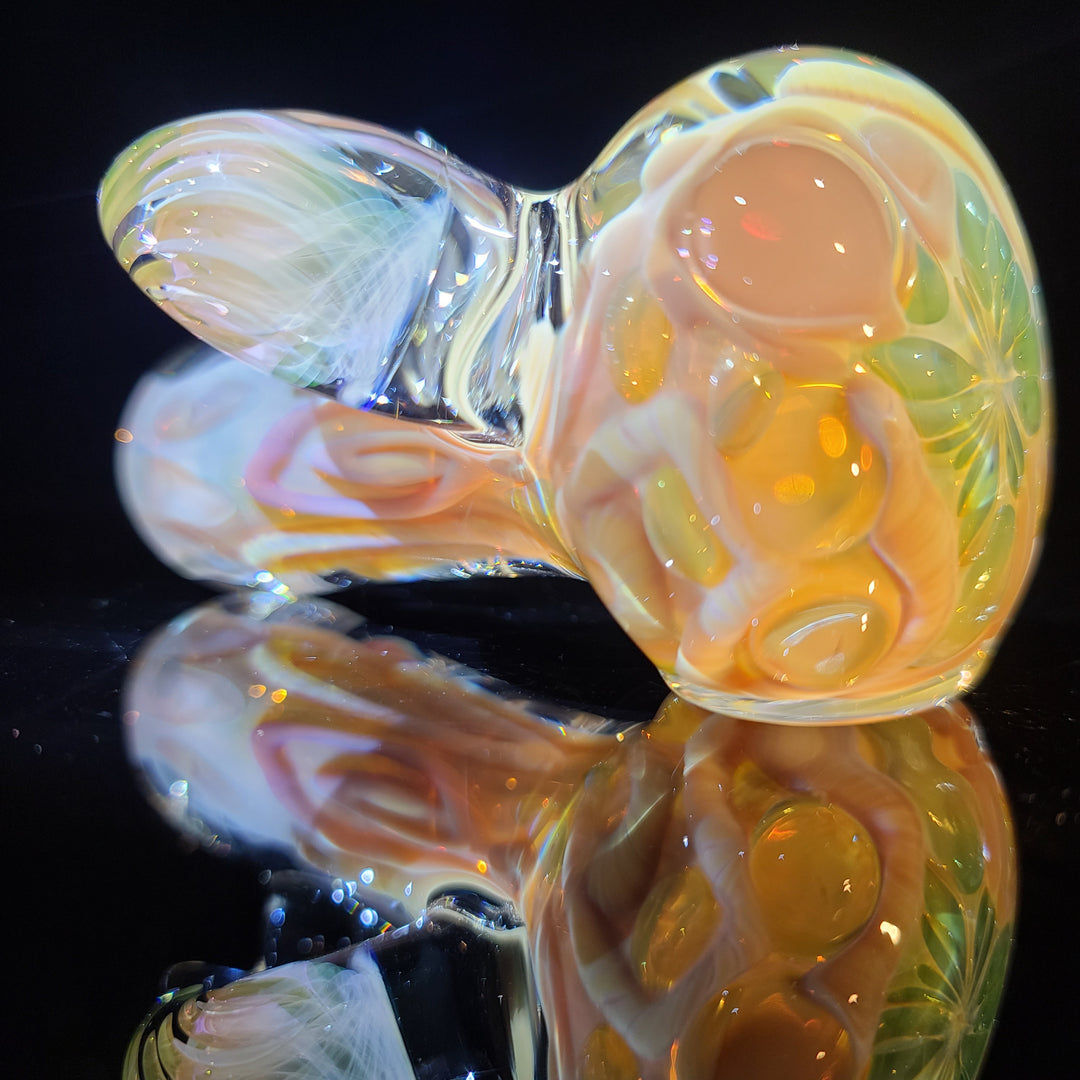 TAKO x JHP Collab Caramel Inside Out Pipe Glass Pipe Tako Glass   