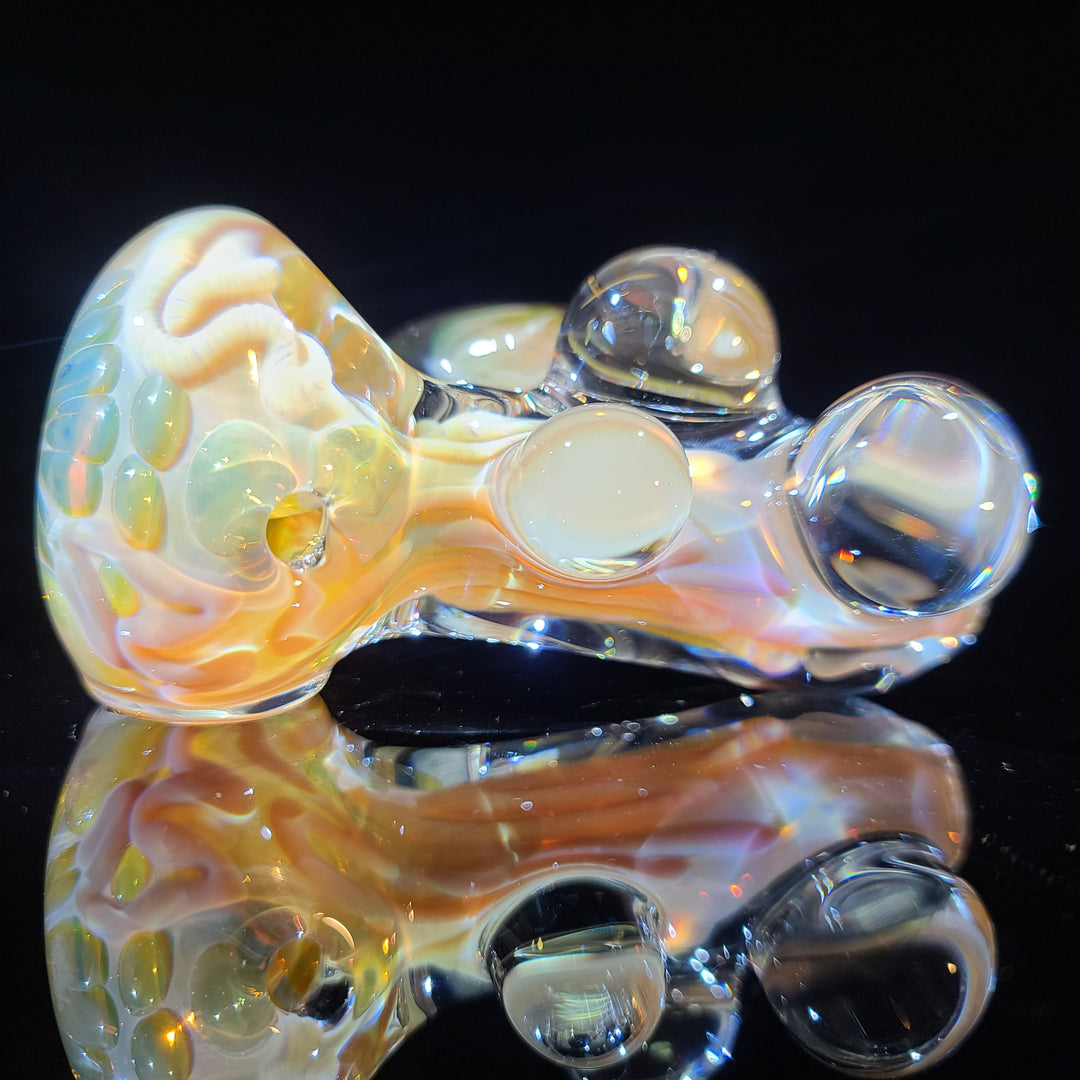 TAKO x JHP Collab Caramel Inside Out Pipe Glass Pipe Tako Glass   