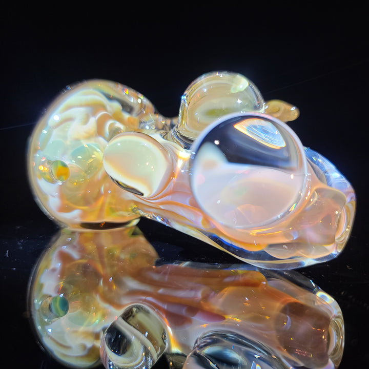 TAKO x JHP Collab Caramel Inside Out Pipe Glass Pipe Tako Glass   