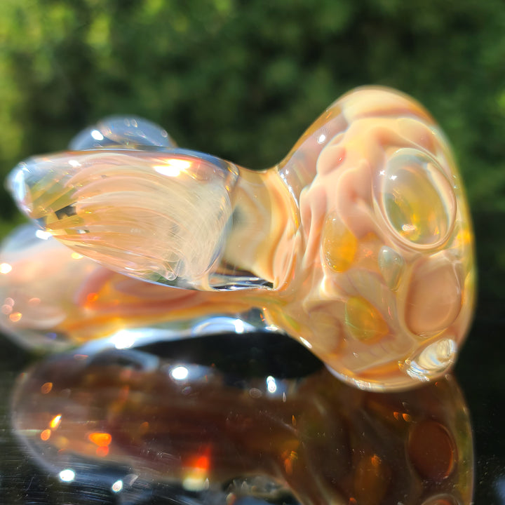 TAKO x JHP Collab Caramel Inside Out Pipe Glass Pipe Tako Glass   