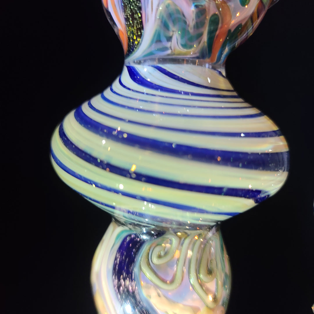 TAKO x Molten Imagination x JHP Collab Old School Bell Bong *SOLD* Glass Pipe Tako Glass   