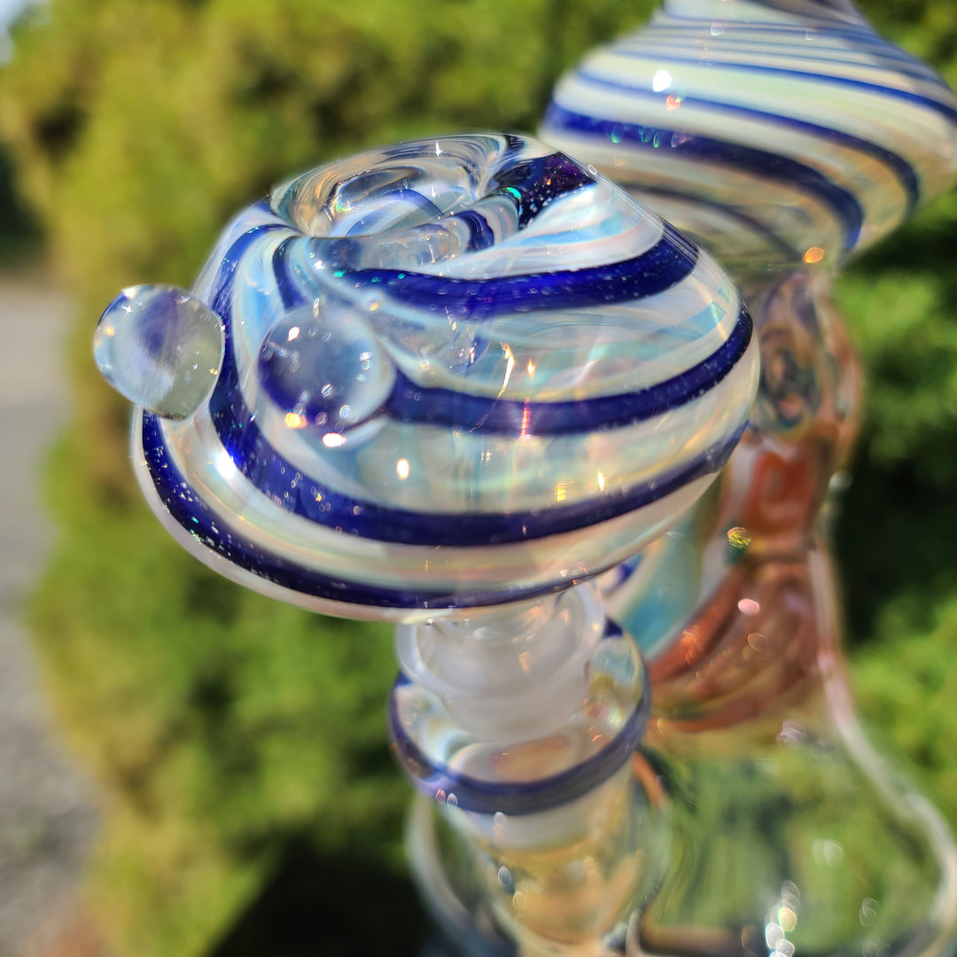 TAKO x Molten Imagination x JHP Collab Old School Bell Bong *SOLD* Glass Pipe Tako Glass   