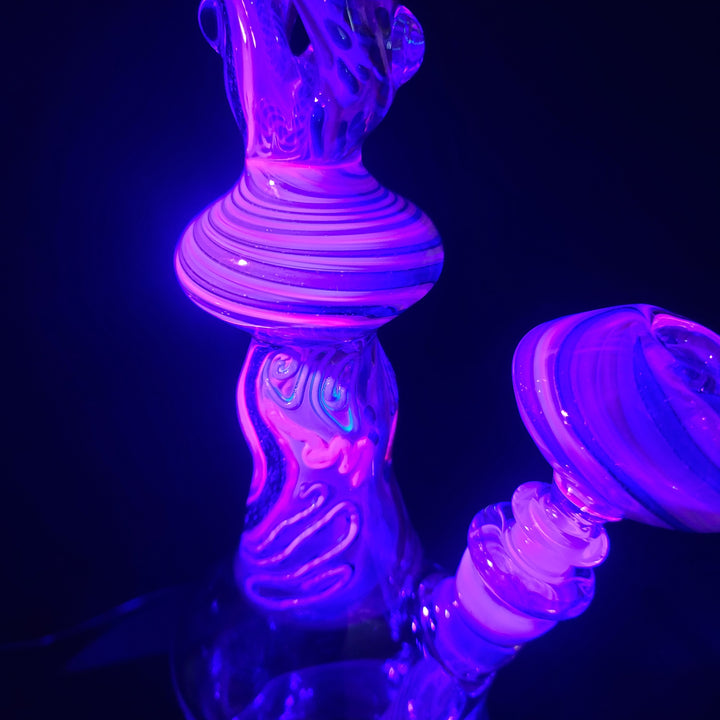 TAKO x Molten Imagination x JHP Collab Old School Bell Bong *SOLD* Glass Pipe Tako Glass   