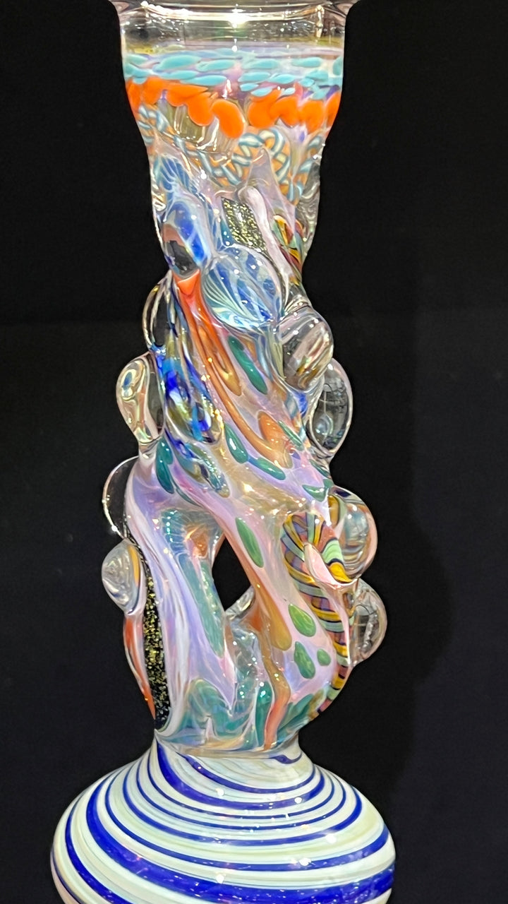 TAKO x Molten Imagination x JHP Collab Old School Bell Bong *SOLD* Glass Pipe Tako Glass   