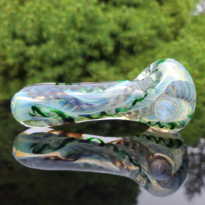 Super Thick Inside Out Spoon Glass Pipe Tako Glass   