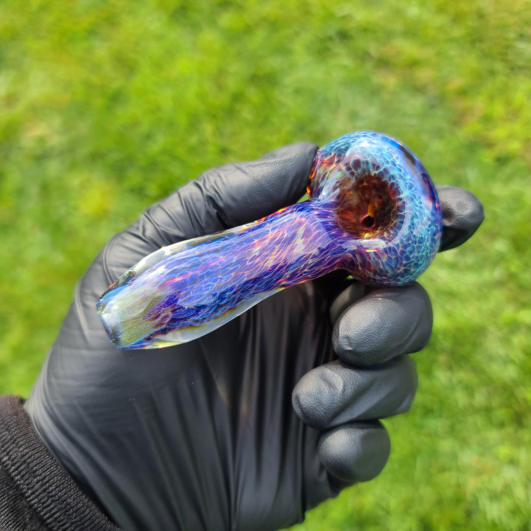 Purple Nebula Glass Pipe Glass Pipe Tako Glass   