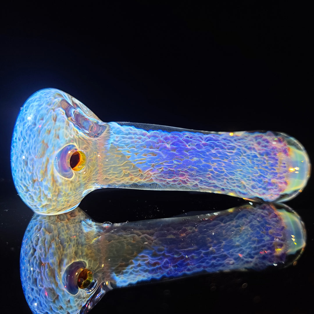 Purple Nebula Dog Bone Glass Pipe Glass Pipe Tako Glass   