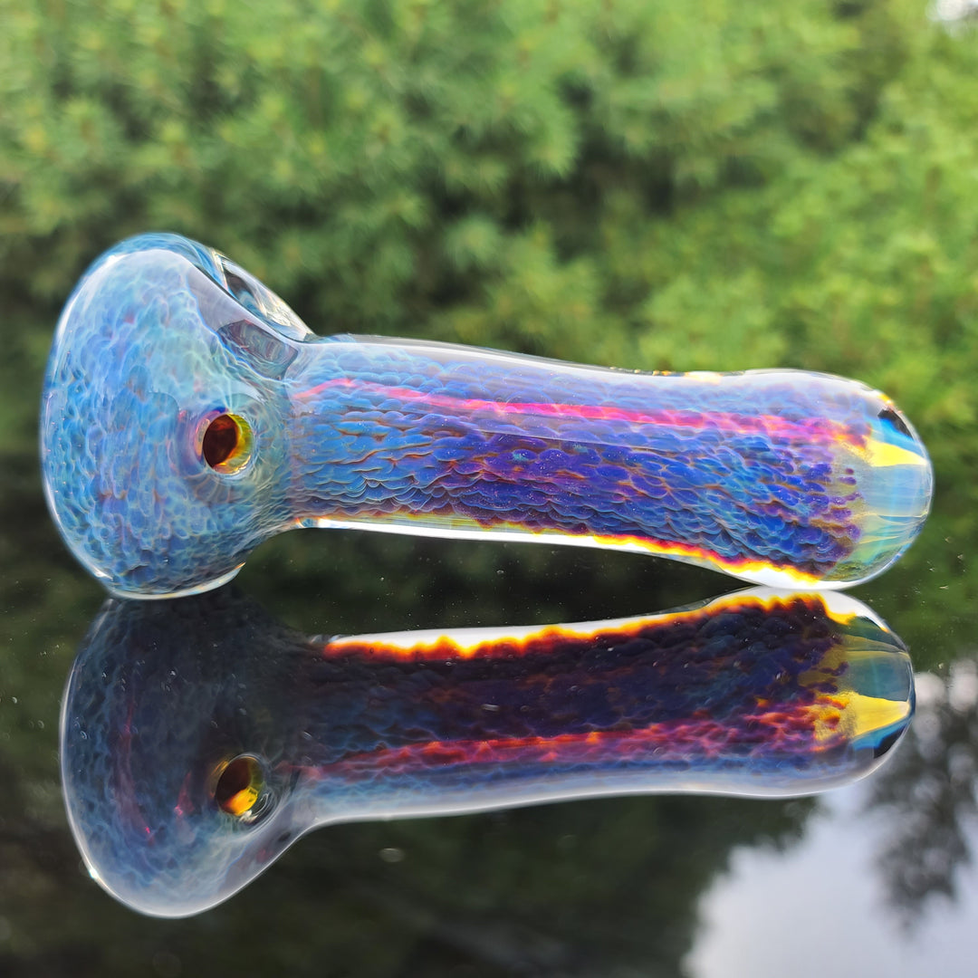 Purple Nebula Dog Bone Glass Pipe Glass Pipe Tako Glass   