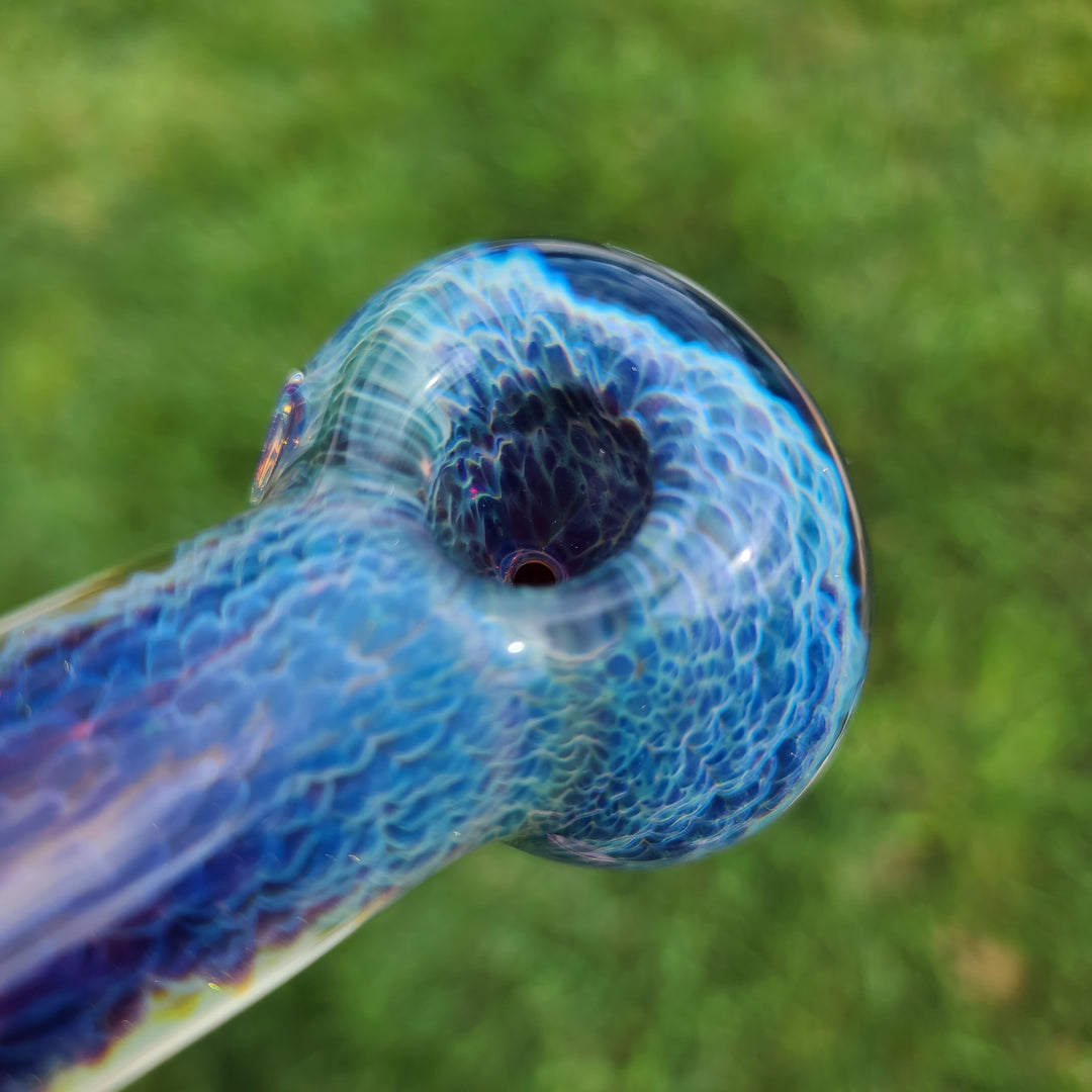 Purple Nebula Dog Bone Glass Pipe Glass Pipe Tako Glass   