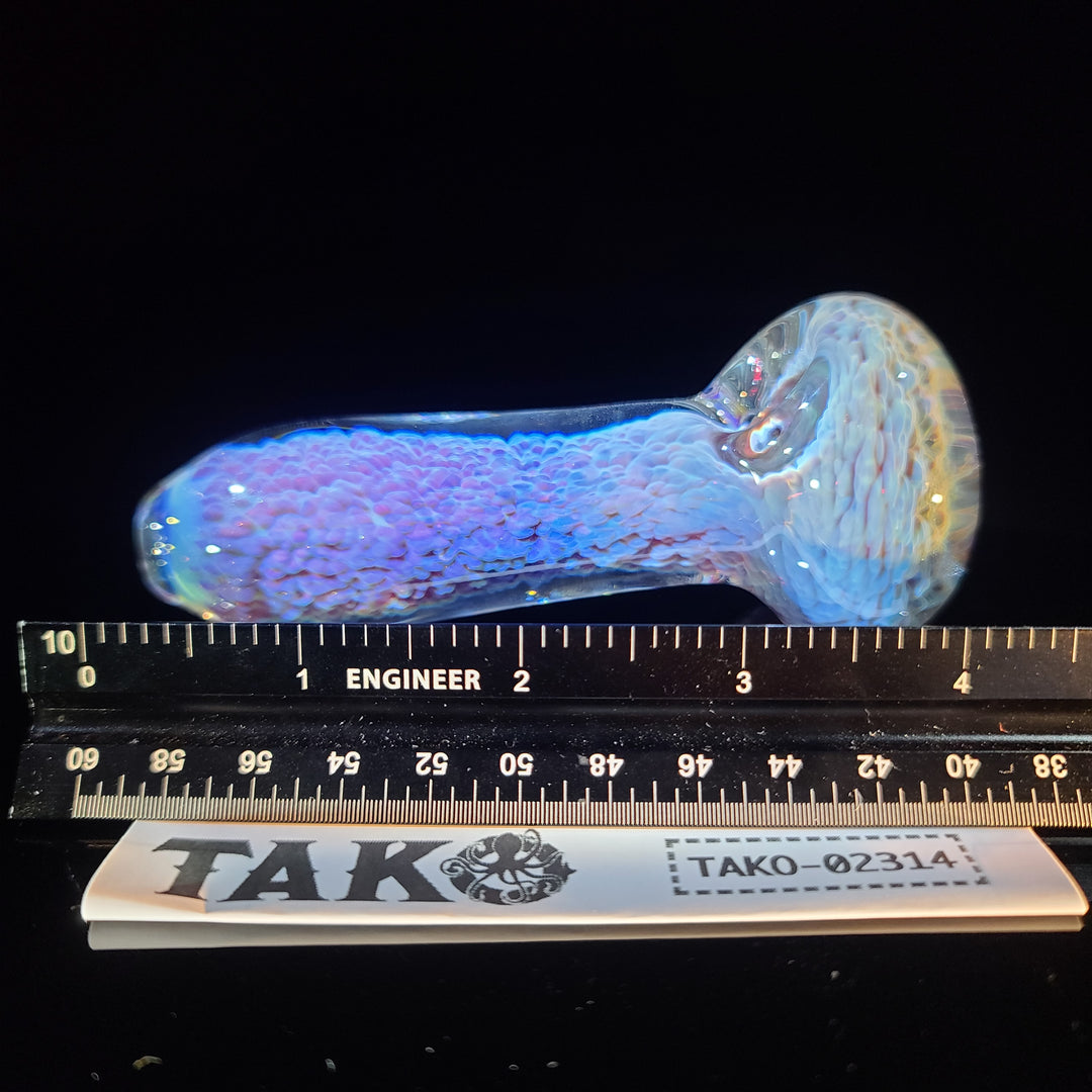 Purple Nebula Dog Bone Glass Pipe Glass Pipe Tako Glass   