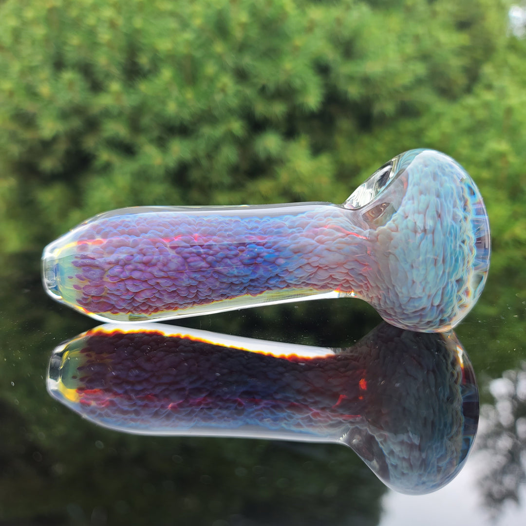 Purple Nebula Dog Bone Glass Pipe Glass Pipe Tako Glass   