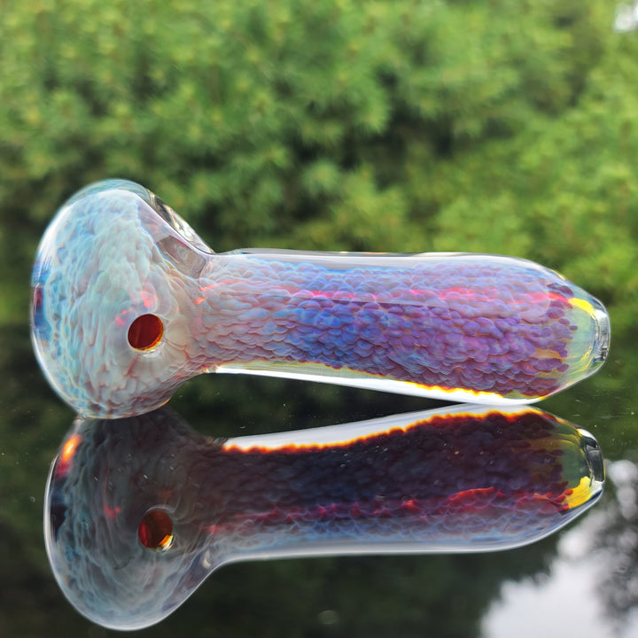 Purple Nebula Dog Bone Glass Pipe Glass Pipe Tako Glass   