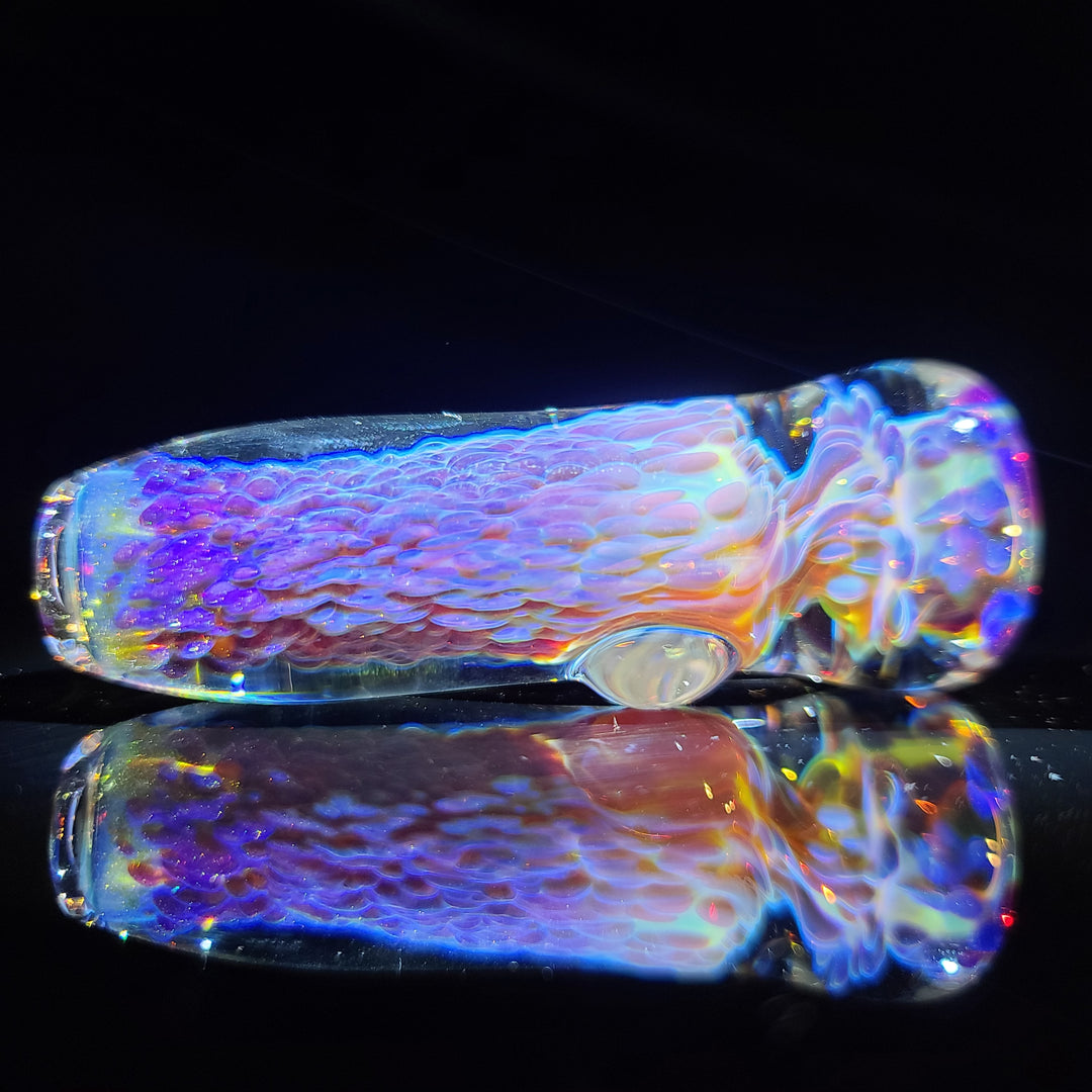 Purple Nebula Chillum Glass Pipe Tako Glass   