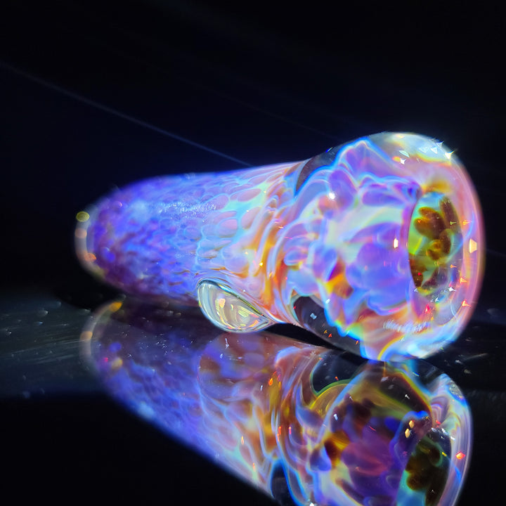 Purple Nebula Chillum Glass Pipe Tako Glass   