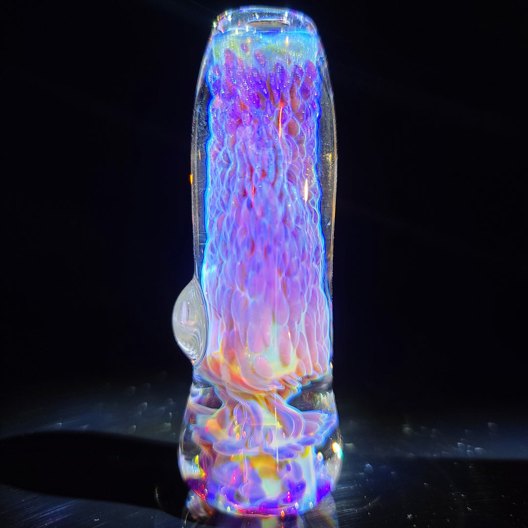 Purple Nebula Chillum Glass Pipe Tako Glass   