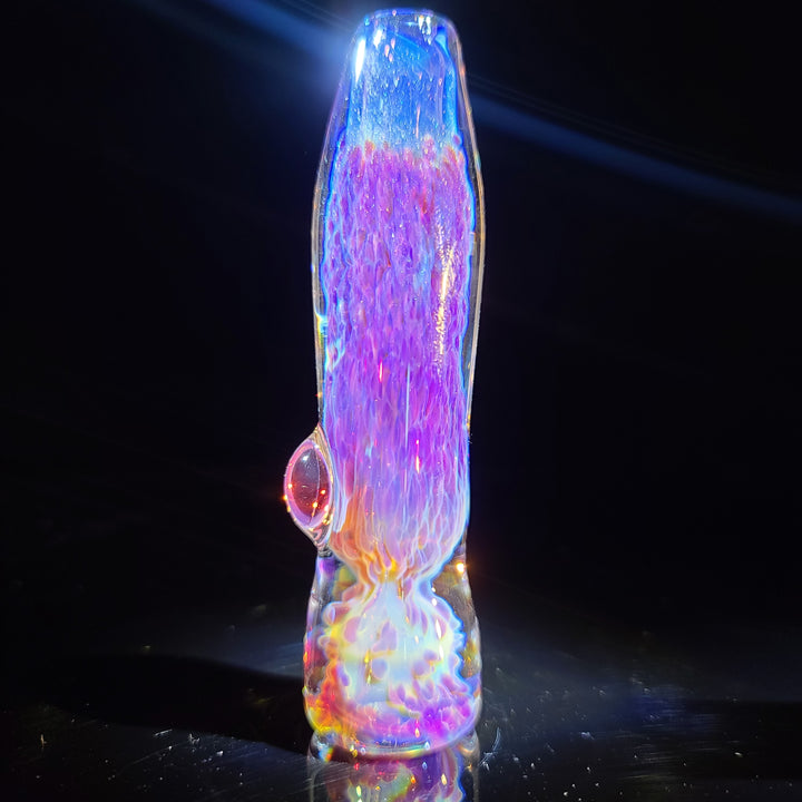 Purple Nebula Chillum Glass Pipe Tako Glass   