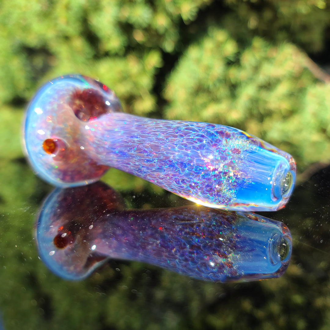 Purple Nebula Space Dust Pipe Glass Pipe Tako Glass   