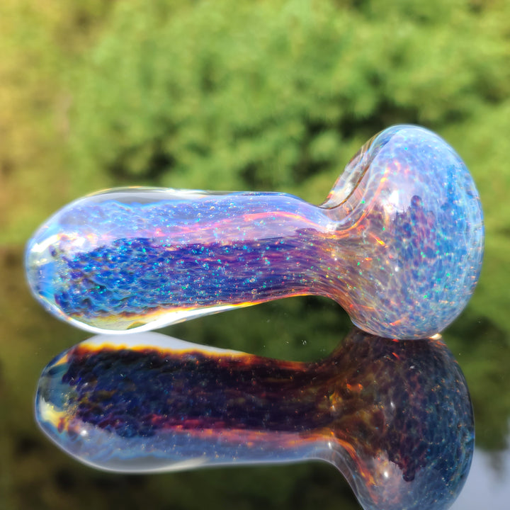 Purple Nebula Space Dust Pocket Pipe Glass Pipe Tako Glass   