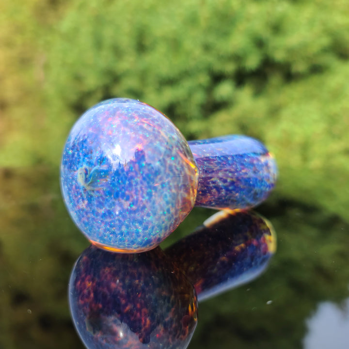 Purple Nebula Space Dust Pocket Pipe Glass Pipe Tako Glass   