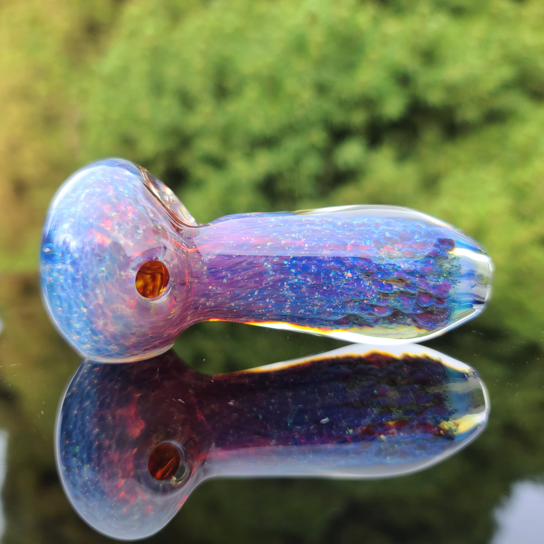 Purple Nebula Space Dust Pocket Pipe Glass Pipe Tako Glass   