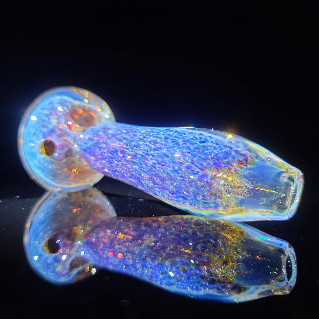 Purple Nebula Space Dust Pipe Glass Pipe Tako Glass   