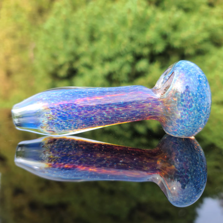 Purple Nebula Space Dust Pipe Glass Pipe Tako Glass   