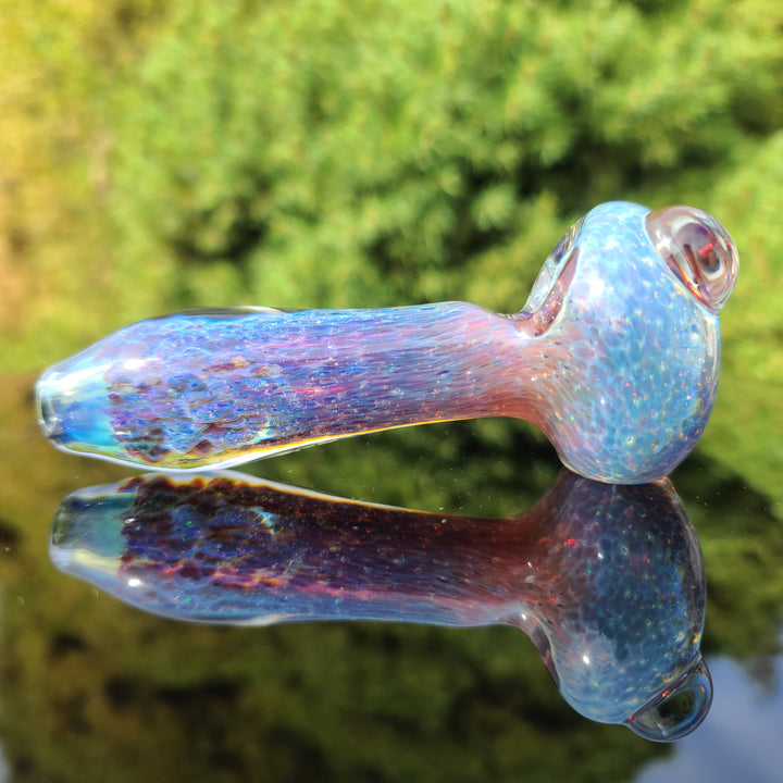 Purple Nebula Space Dust Pipe Glass Pipe Tako Glass   