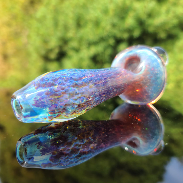 Purple Nebula Space Dust Pipe Glass Pipe Tako Glass   