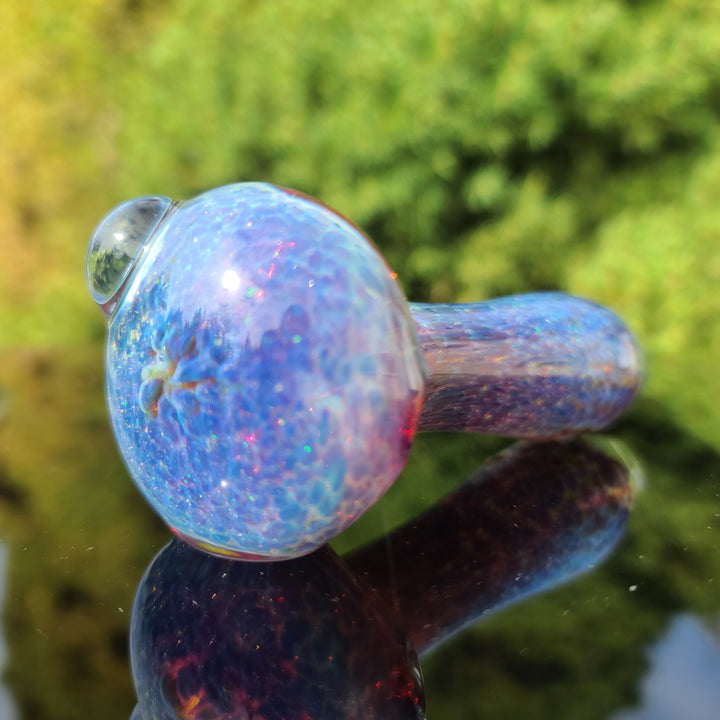 Purple Nebula Space Dust Pipe Glass Pipe Tako Glass   