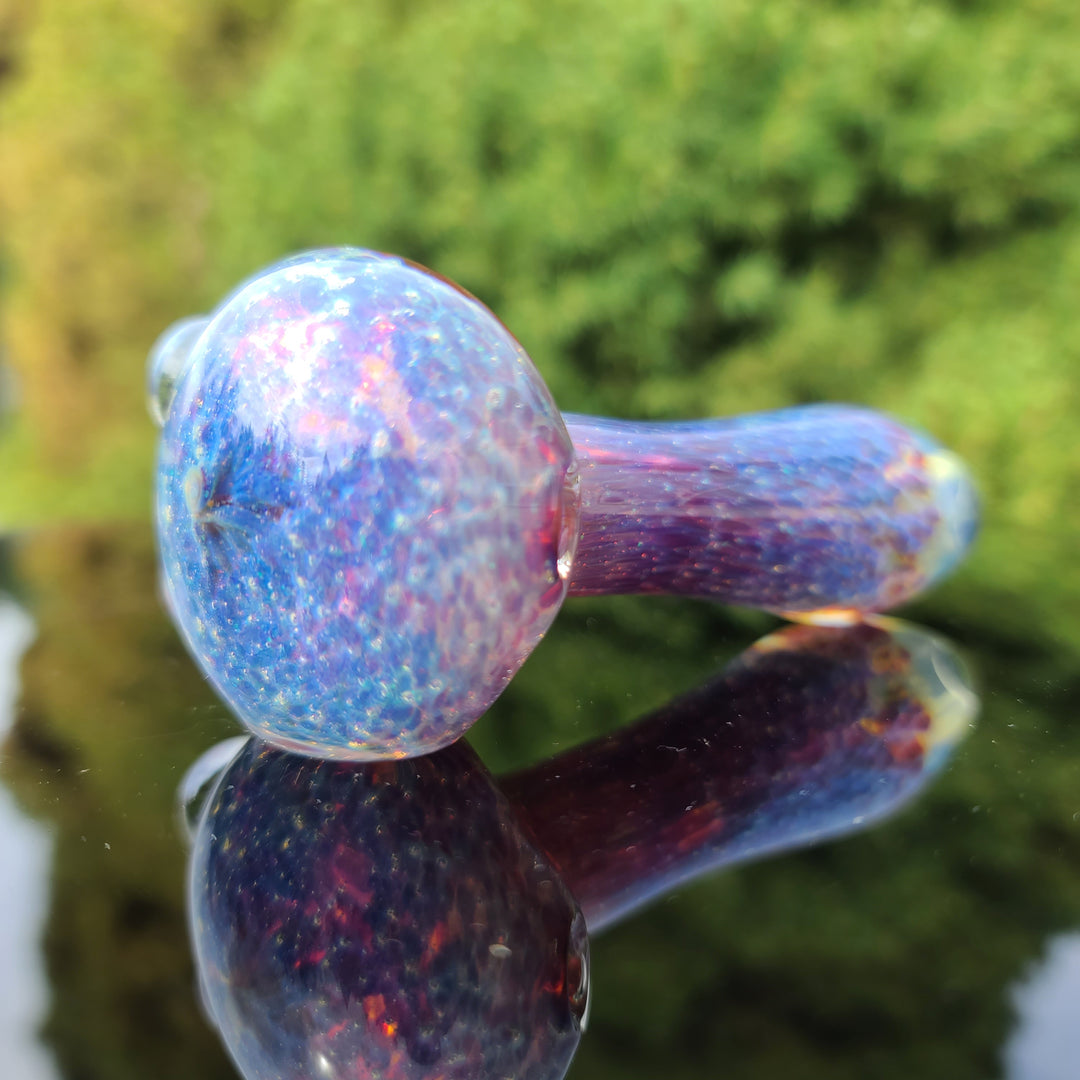 Purple Nebula Space Dust Pipe Glass Pipe Tako Glass   