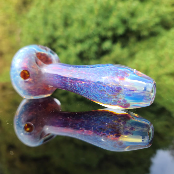 Purple Nebula Space Dust Pipe Glass Pipe Tako Glass   