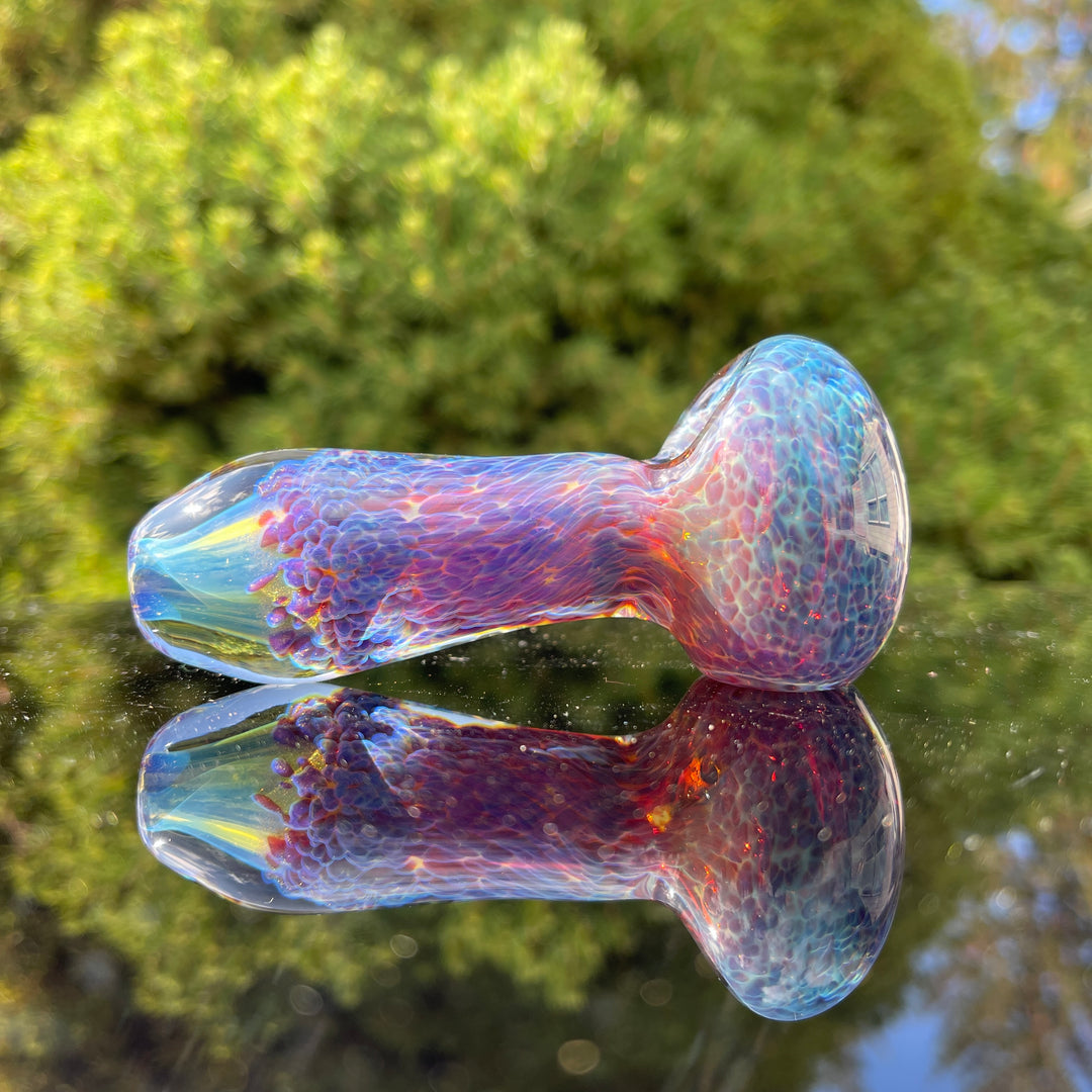 Large Purple Nebula Pipe Glass Pipe Tako Glass   