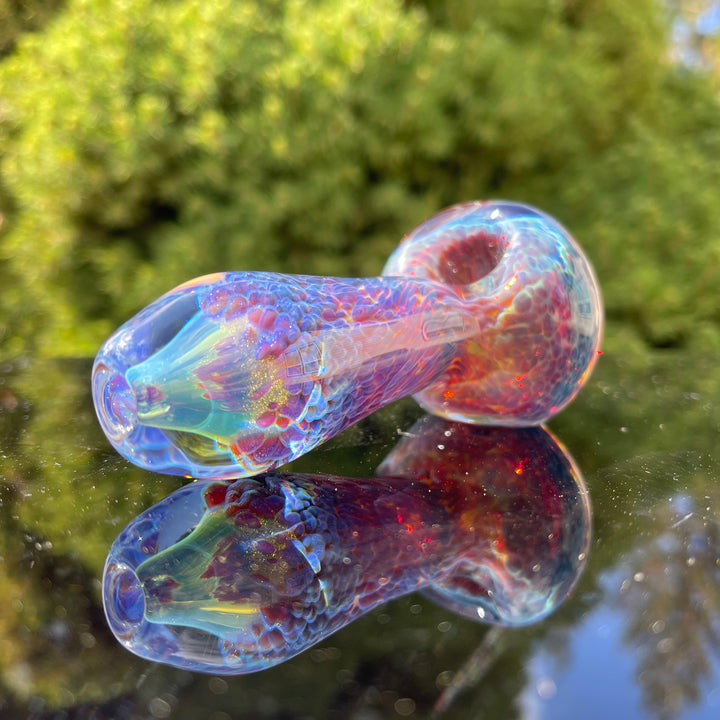 Large Purple Nebula Pipe Glass Pipe Tako Glass   