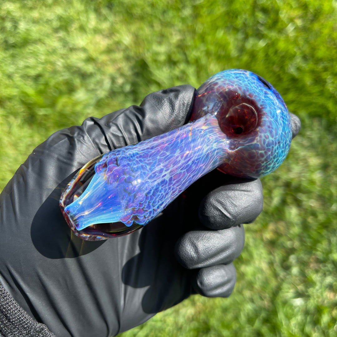 Large Purple Nebula Pipe Glass Pipe Tako Glass   