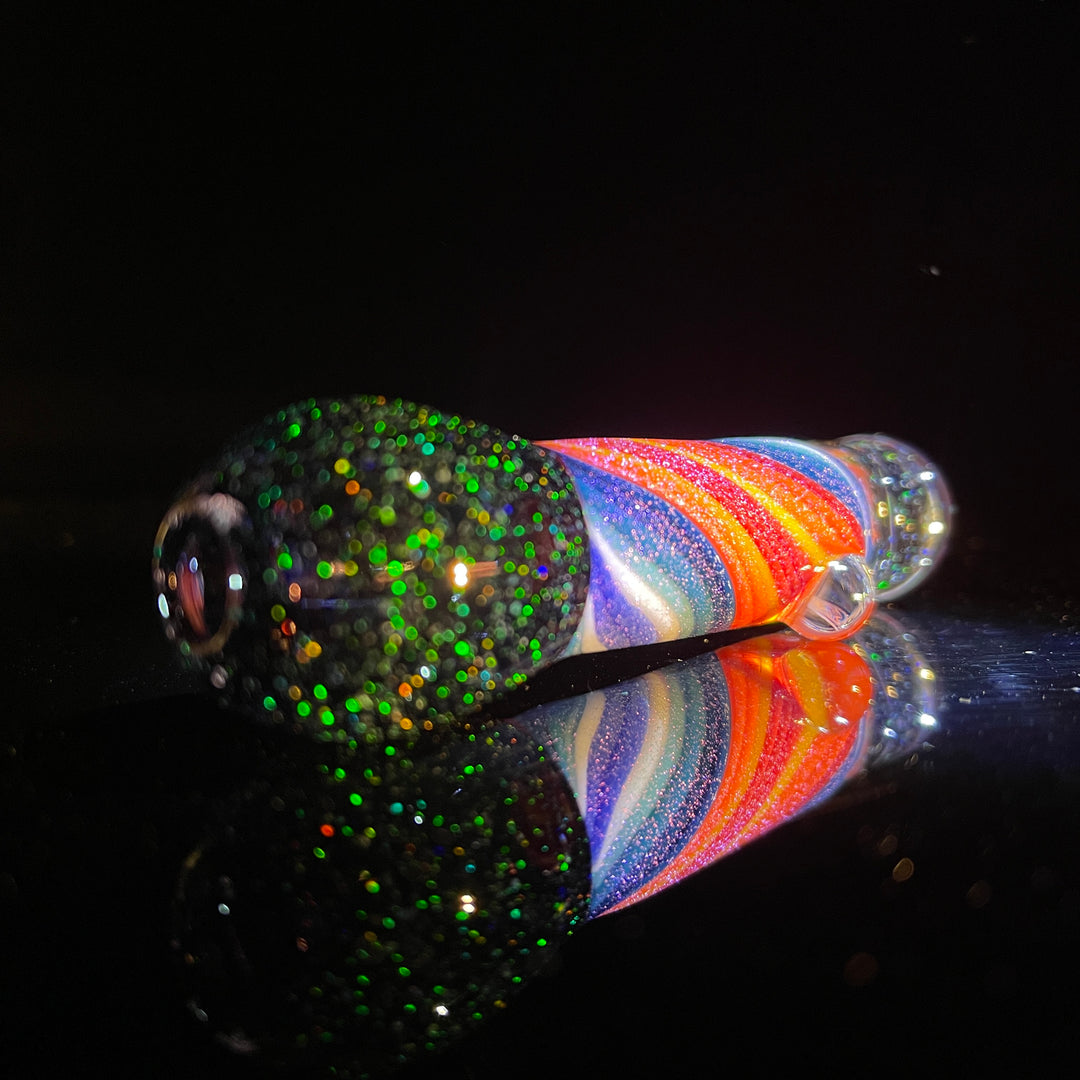 Custom Candy Cane Chillum Custom Glass Tako Glass   