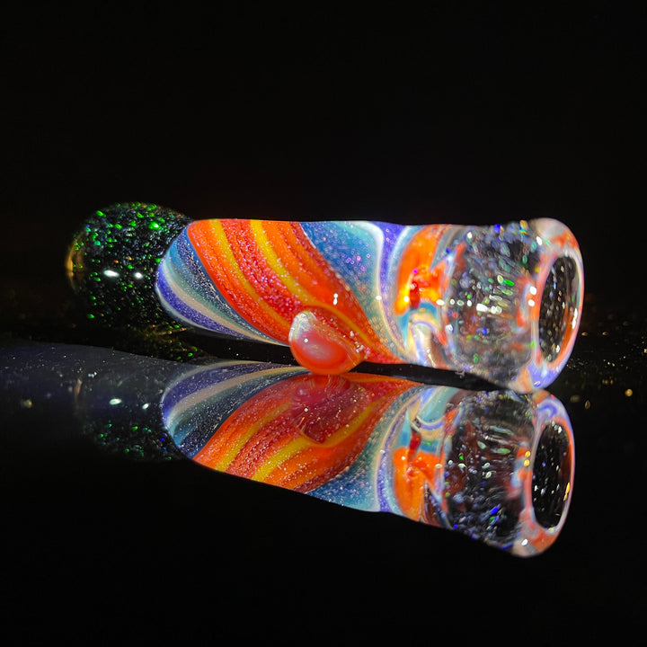 Custom Candy Cane Chillum Custom Glass Tako Glass   