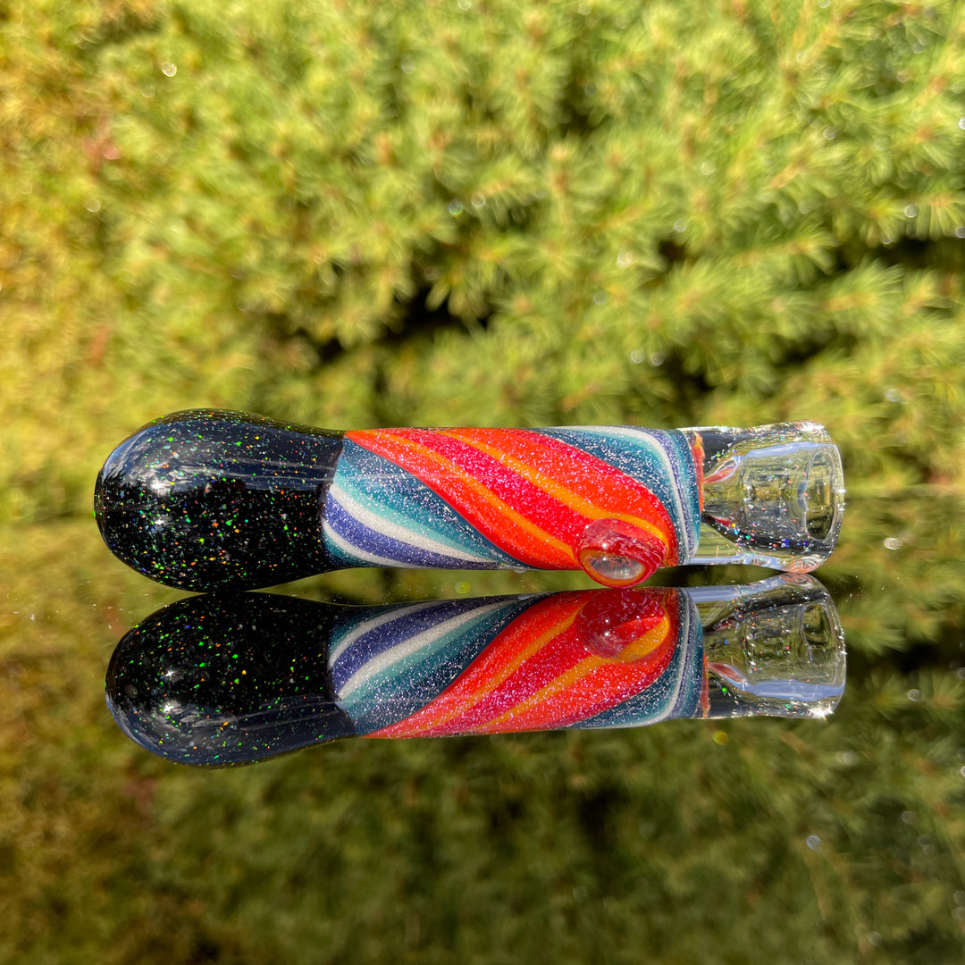 Custom Candy Cane Chillum Custom Glass Tako Glass   