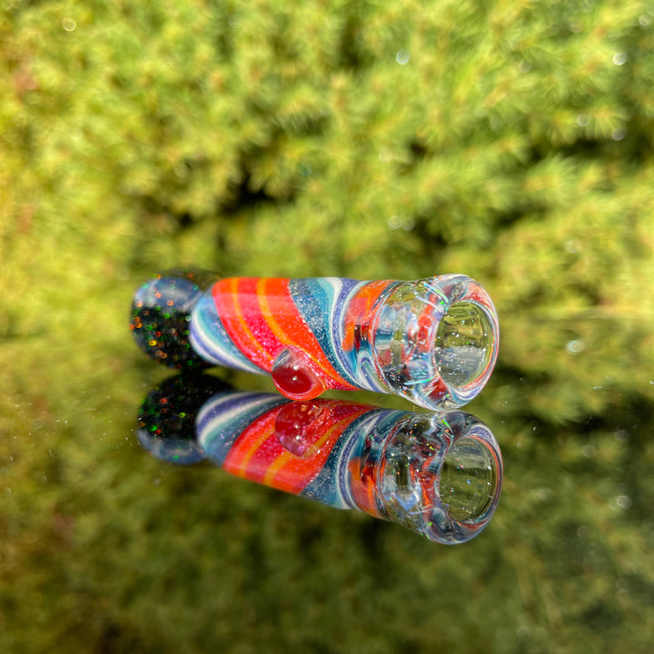 Custom Candy Cane Chillum Custom Glass Tako Glass   