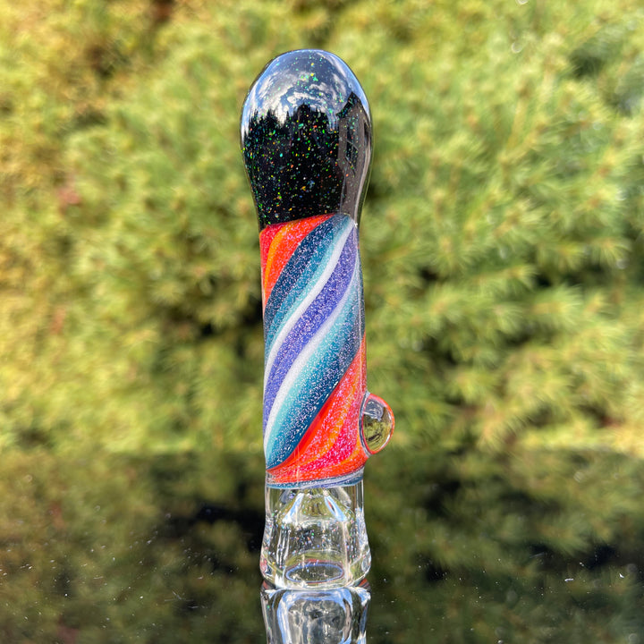 Custom Candy Cane Chillum Custom Glass Tako Glass   