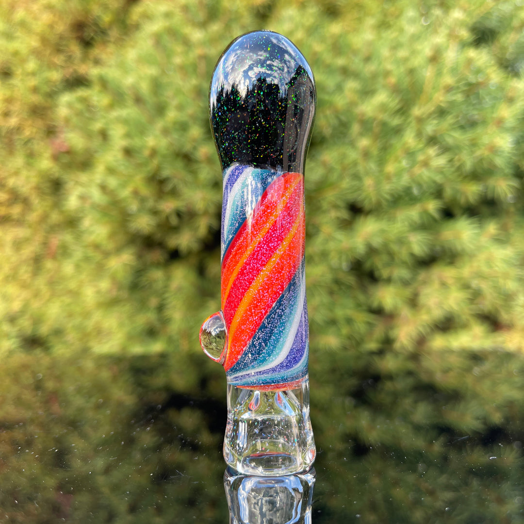 Custom Candy Cane Chillum Custom Glass Tako Glass   