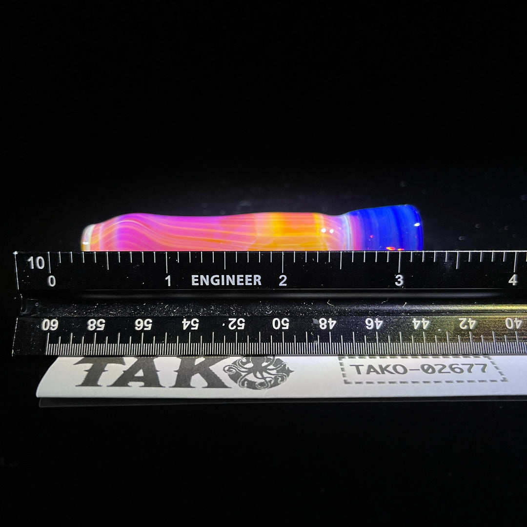 Serendipity Chillum Glass Pipe Tako Glass   