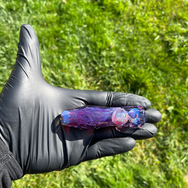 Purple Plasma Opal Chillum Glass Pipe Tako Glass   