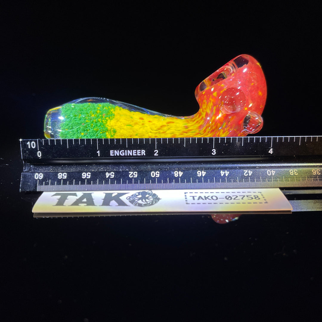 Rasta UV Sherlock Glass Pipe Tako Glass   