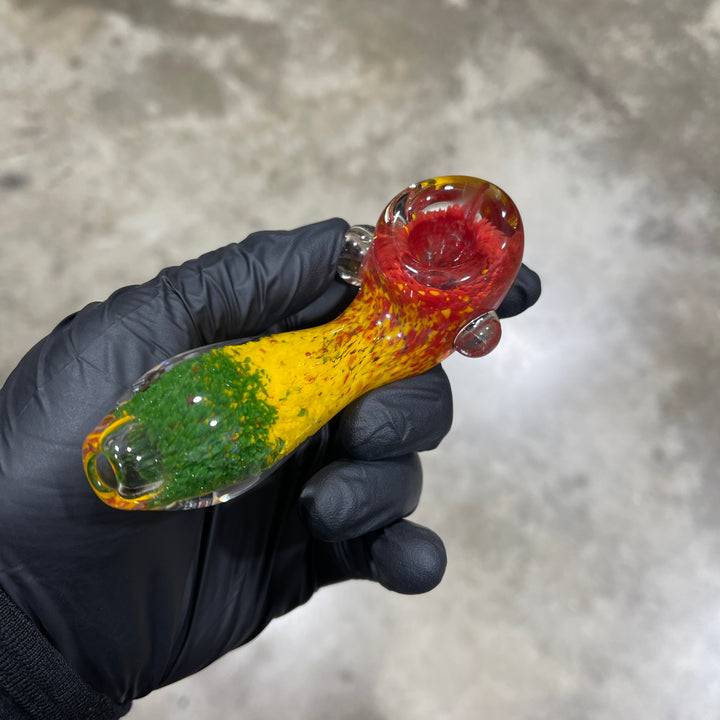 Rasta UV Sherlock Glass Pipe Tako Glass   